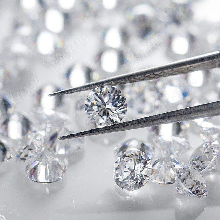 $800 diamante de laboratorio suelto sintético 1 quilate HPHT cultivado en laboratorio D Diamantes CVD SI1 sueltos
