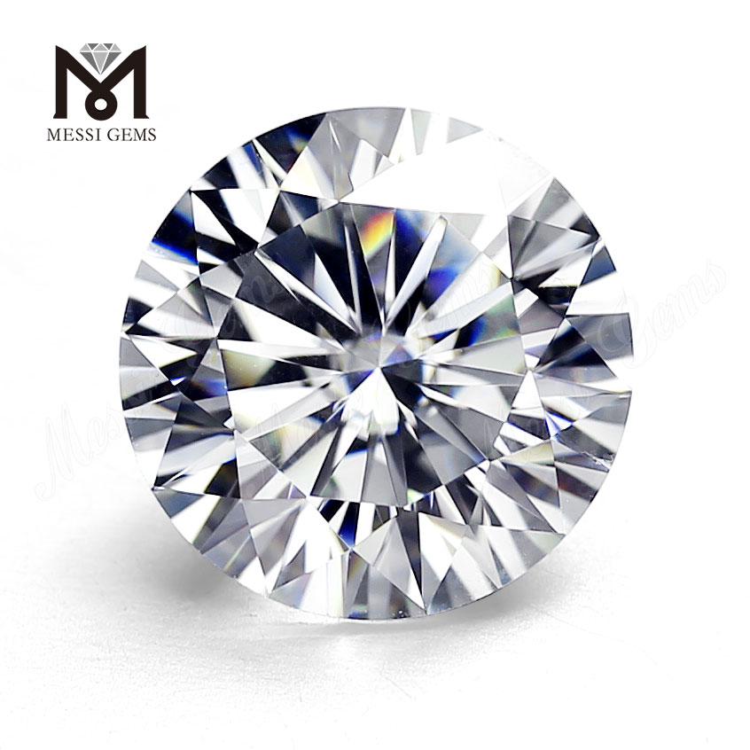 Diamante moissanite de 4 quilates, precio suelto, China, DEF, corte brillante redondo, moissanite súper blanco