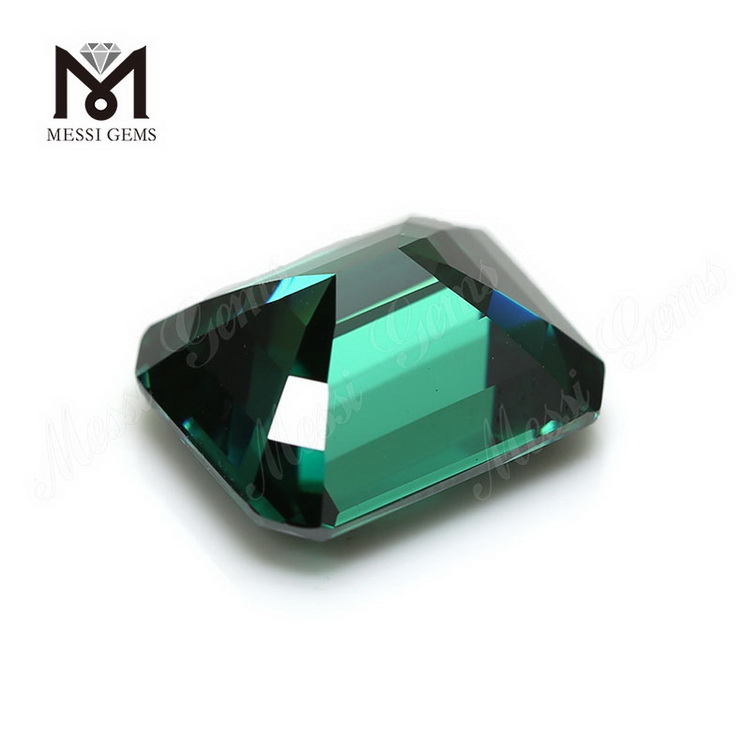 Piedras preciosas sueltas creadas en laboratorio, precio por quilate, diamante de moissanita verde octágono
