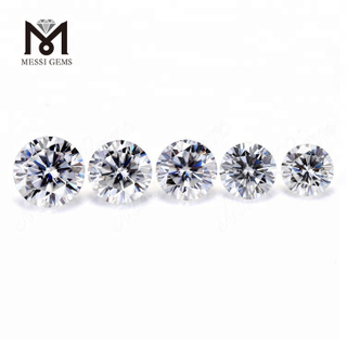 Diamante moissanite redondo blanco sintético Def Precio Wuzhou Factory Messigems