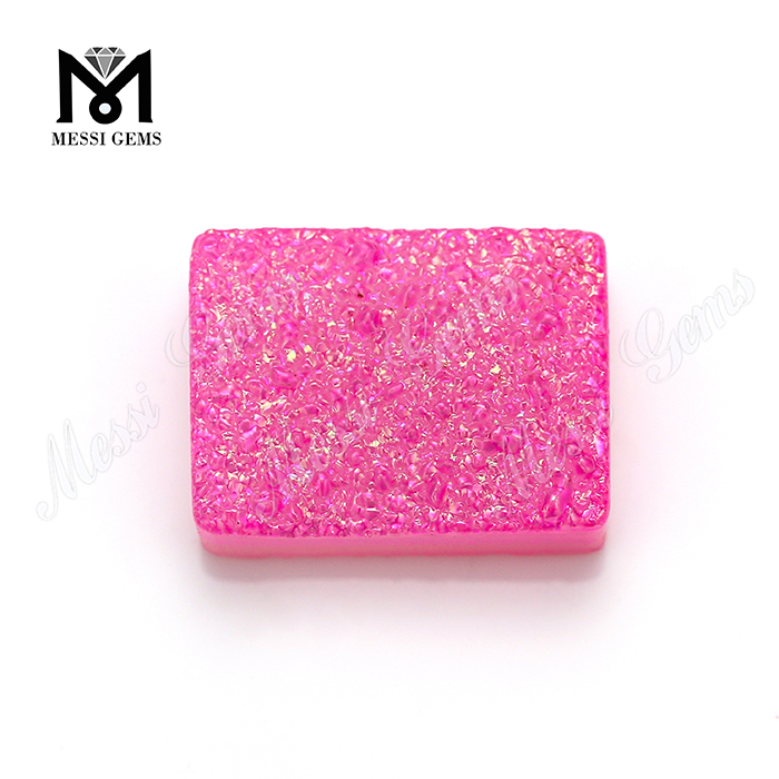 Nuevo producto Druzy Pink Color Druzy Agate Stone para colgante